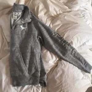 Victoria’s Secret Pink Quarter Zip Crewneck